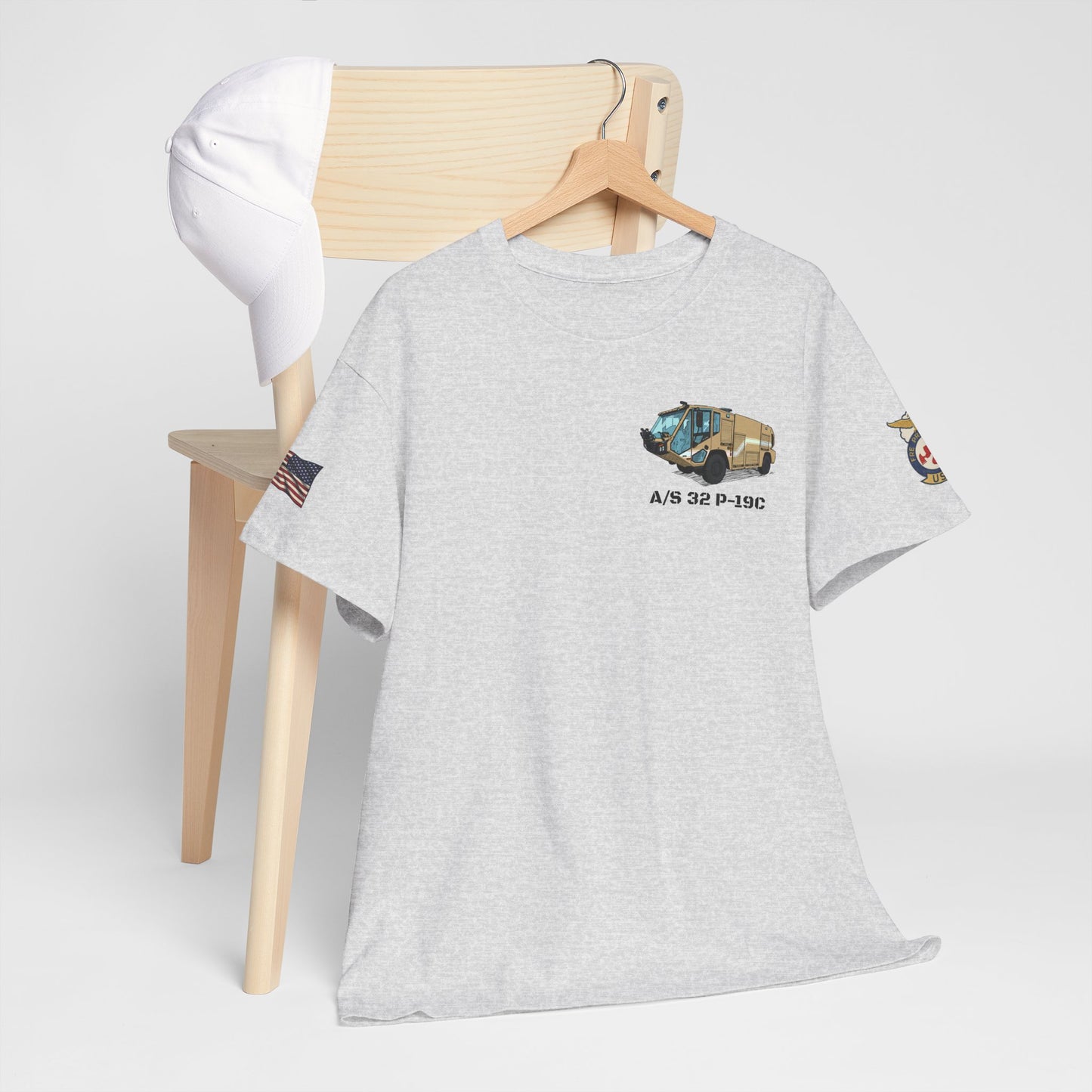 A/S 32 P-19C ARFF Truck Fundraiser Tee by Island Vibes For Life