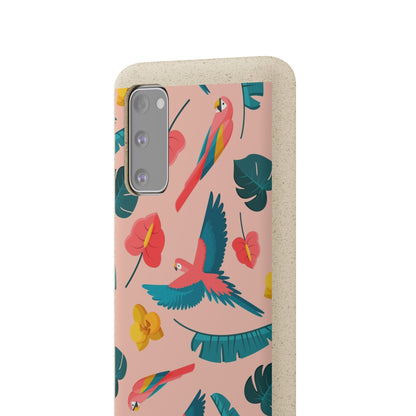 "Colorful Plumage"  Eco Biodegradable Phone Cases - iPhone and Galaxy