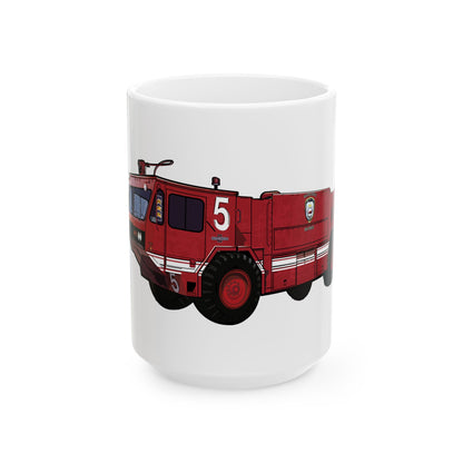 Chanute Era Crash Truck 3 Ceramic Mug, (11oz, 15oz)