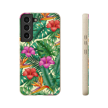 "Bird of Paradise Delight"  Eco Biodegradable Phone Cases - iPhone and Galaxy