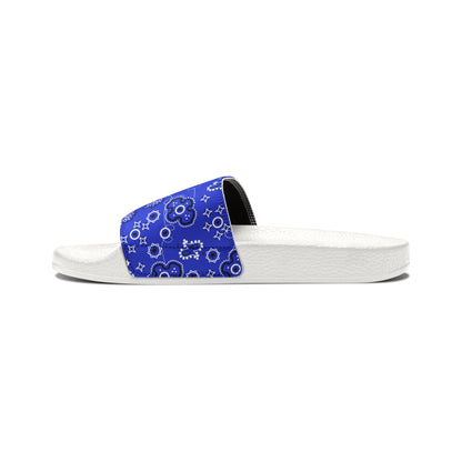 "Blue Paisley Bliss" Women's Beach Sandals