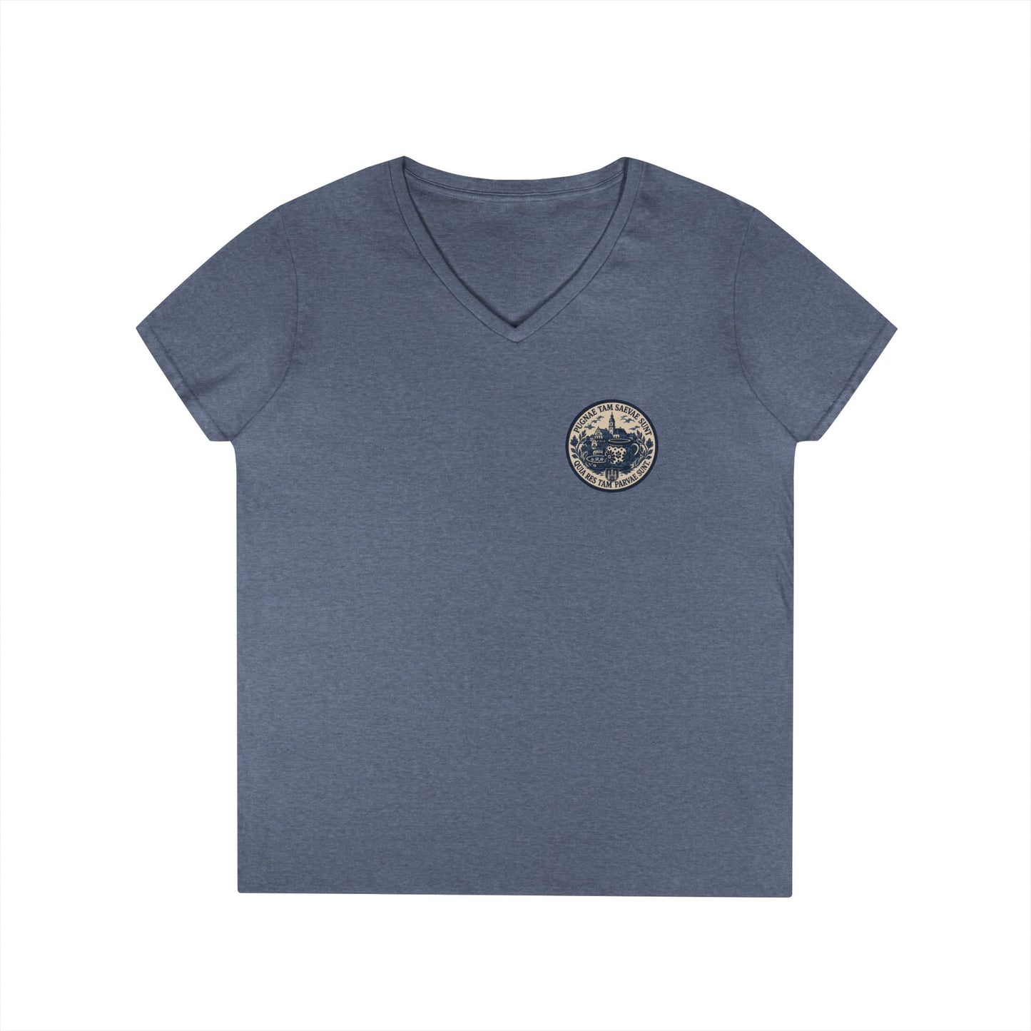 FOS Bolesławiec “Pugnae Tam Saevae Sunt” Ladies' V-Neck T-Shirt