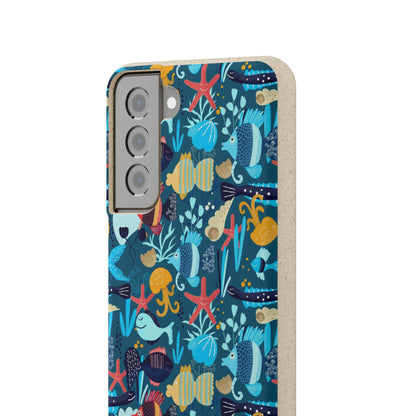 "Aqua Wonderland" Eco Biodegradable Cases - iPhone and Galaxy