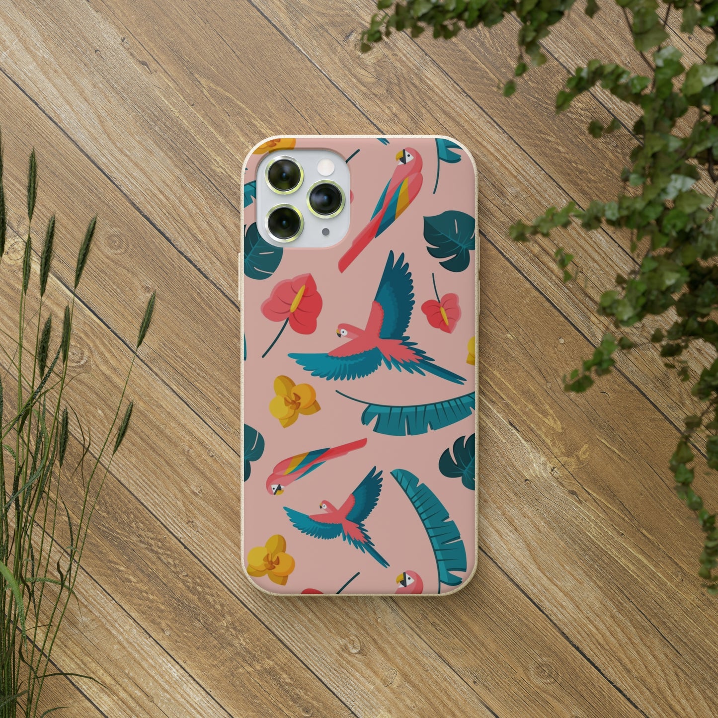 "Colorful Plumage"  Eco Biodegradable Phone Cases - iPhone and Galaxy