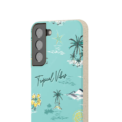 "Tropical Vibes" Eco Biodegradable Phone Cases - iPhone and Galaxy