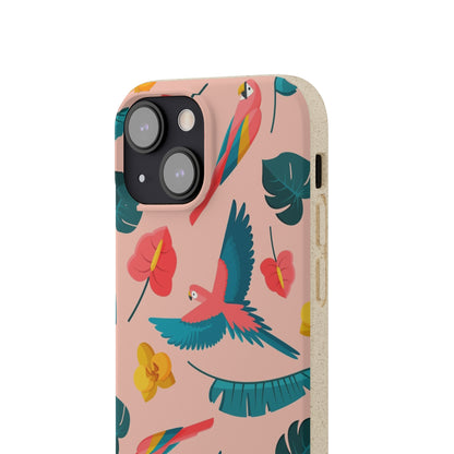 "Colorful Plumage"  Eco Biodegradable Phone Cases - iPhone and Galaxy