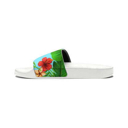 "Tropical Dreamscapes" Women's Beach Sandals