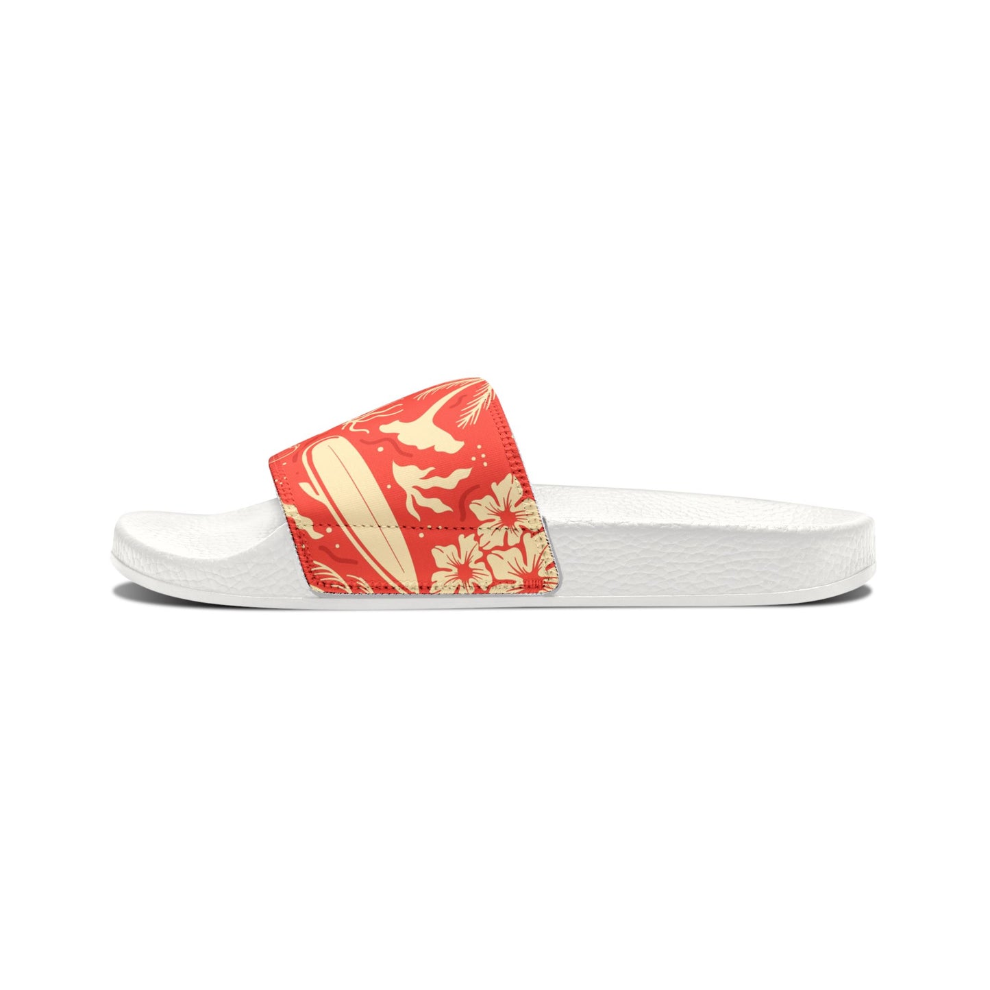 "Tropical Radiance in Red" Women's Beach Sandals