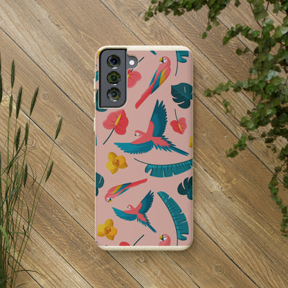 "Colorful Plumage"  Eco Biodegradable Phone Cases - iPhone and Galaxy