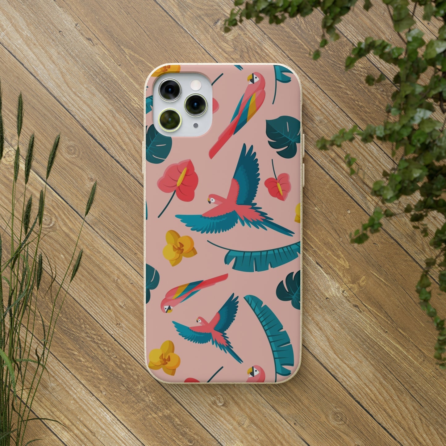 "Colorful Plumage"  Eco Biodegradable Phone Cases - iPhone and Galaxy