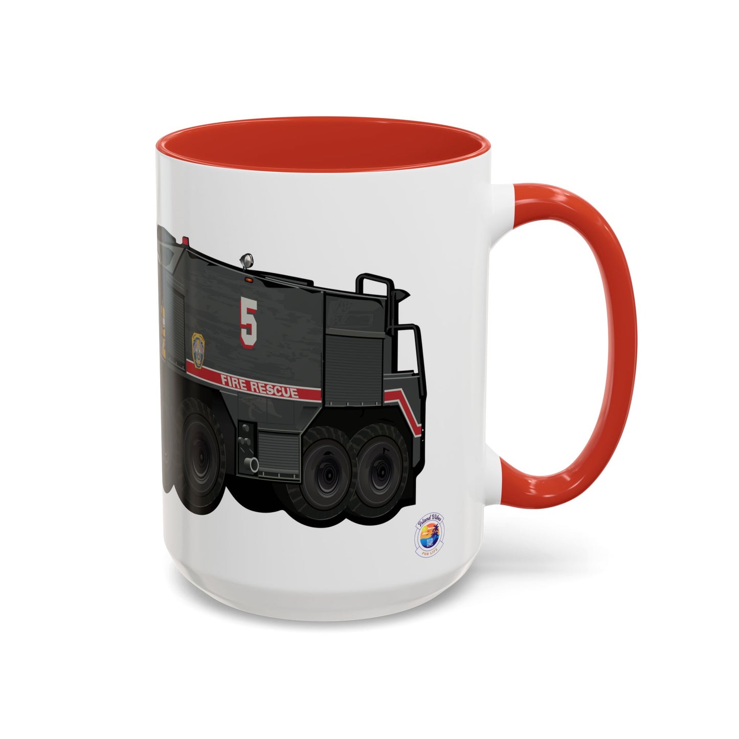 A/S 32 P-23 “Drive It Till the Wheels Fall Off” Crash Fire Rescue Coffee Mug by Island Vibes For Life