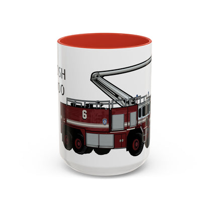Oshkosh T-3000 Crash Fire Rescue Coffee Mug by Island Vibes For Life