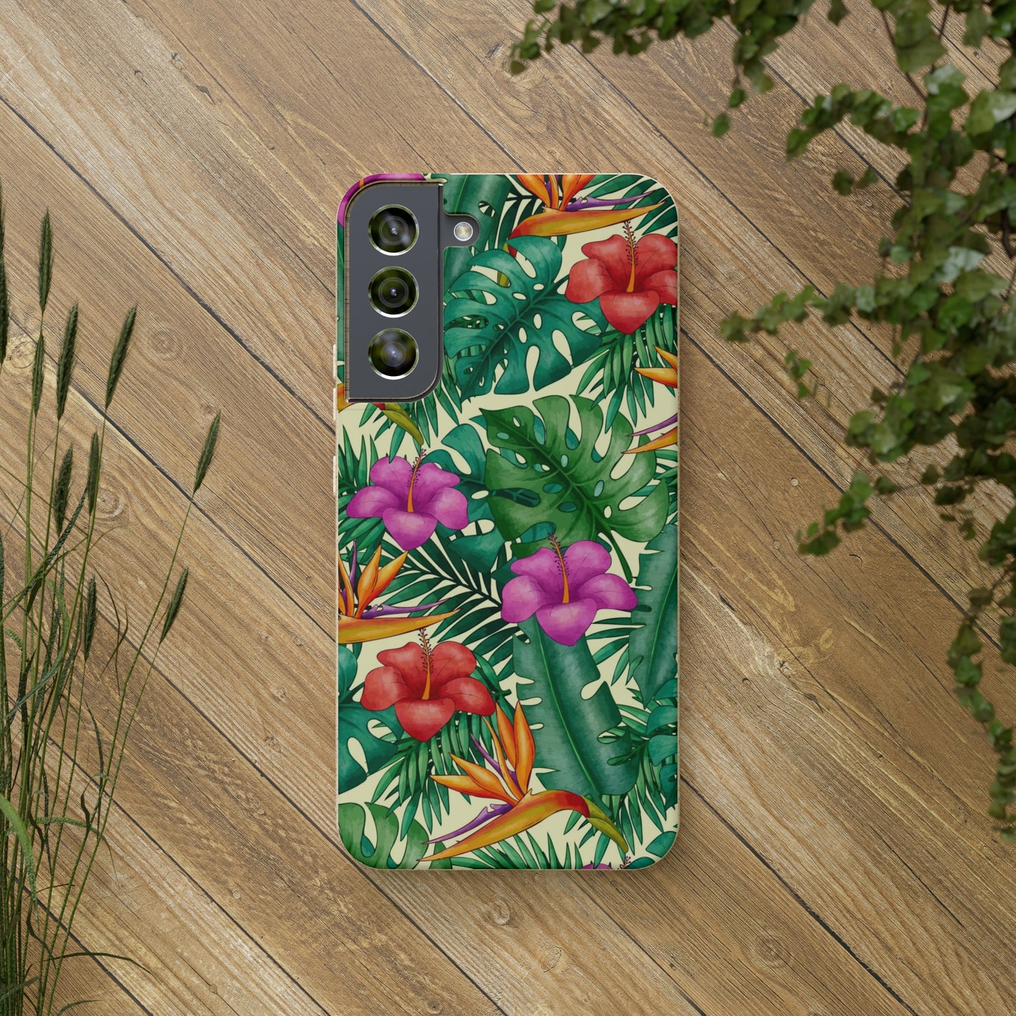 "Bird of Paradise Delight"  Eco Biodegradable Phone Cases - iPhone and Galaxy