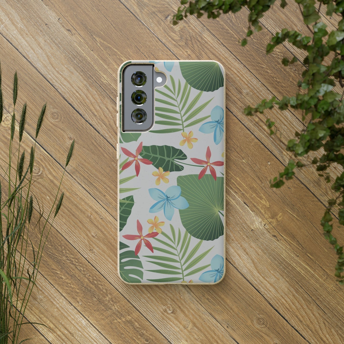 "Caribbean Leaf Carnival"  Eco Biodegradable Phone Cases - iPhone and Galaxy