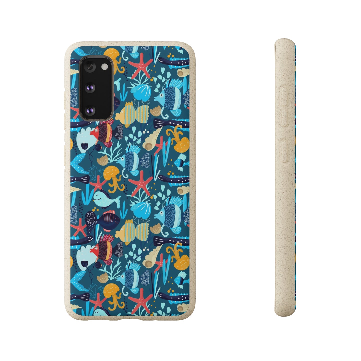 "Aqua Wonderland" Eco Biodegradable Cases - iPhone and Galaxy