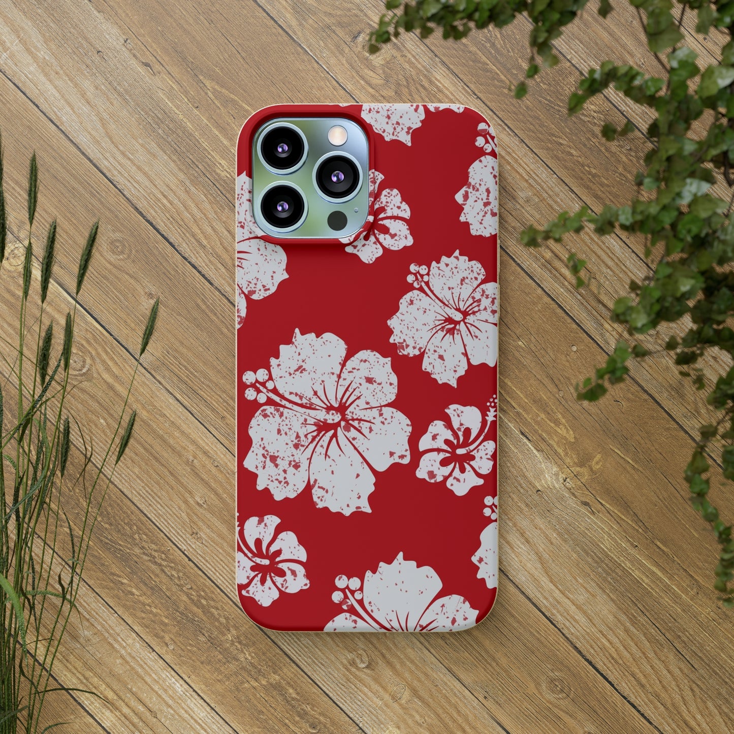 "Hibiscus Hues" Eco Biodegradable Phone Cases - iPhone and Galaxy