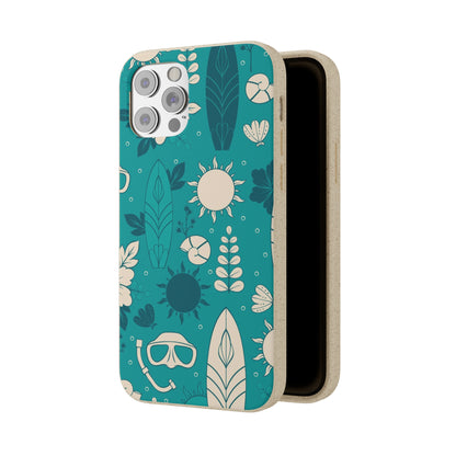 "Surf's Up, Dive Down" Eco Biodegradable Cases - iPhone and Galaxy