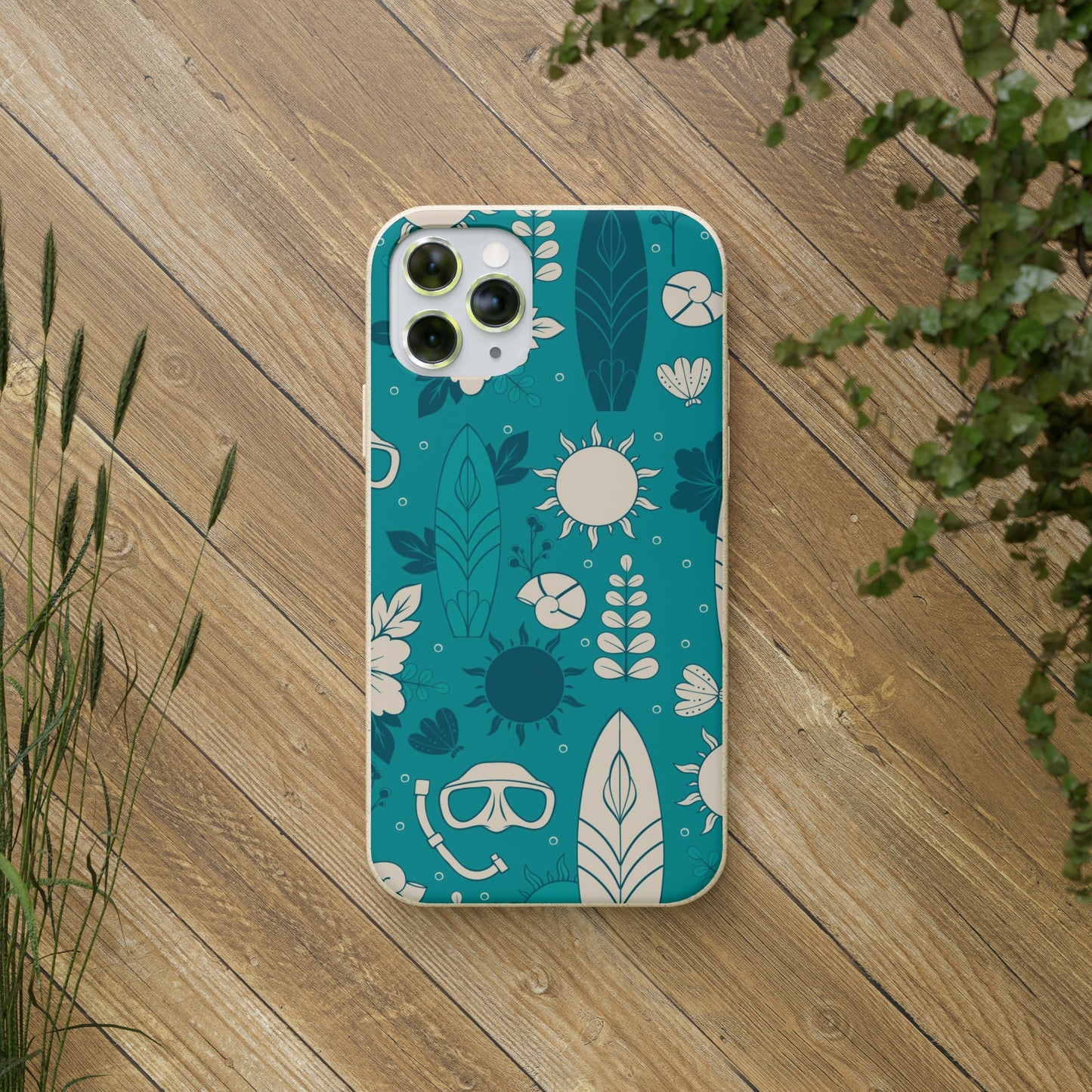 "Surf's Up, Dive Down" Eco Biodegradable Cases - iPhone and Galaxy