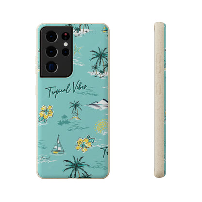 "Tropical Vibes" Eco Biodegradable Phone Cases - iPhone and Galaxy