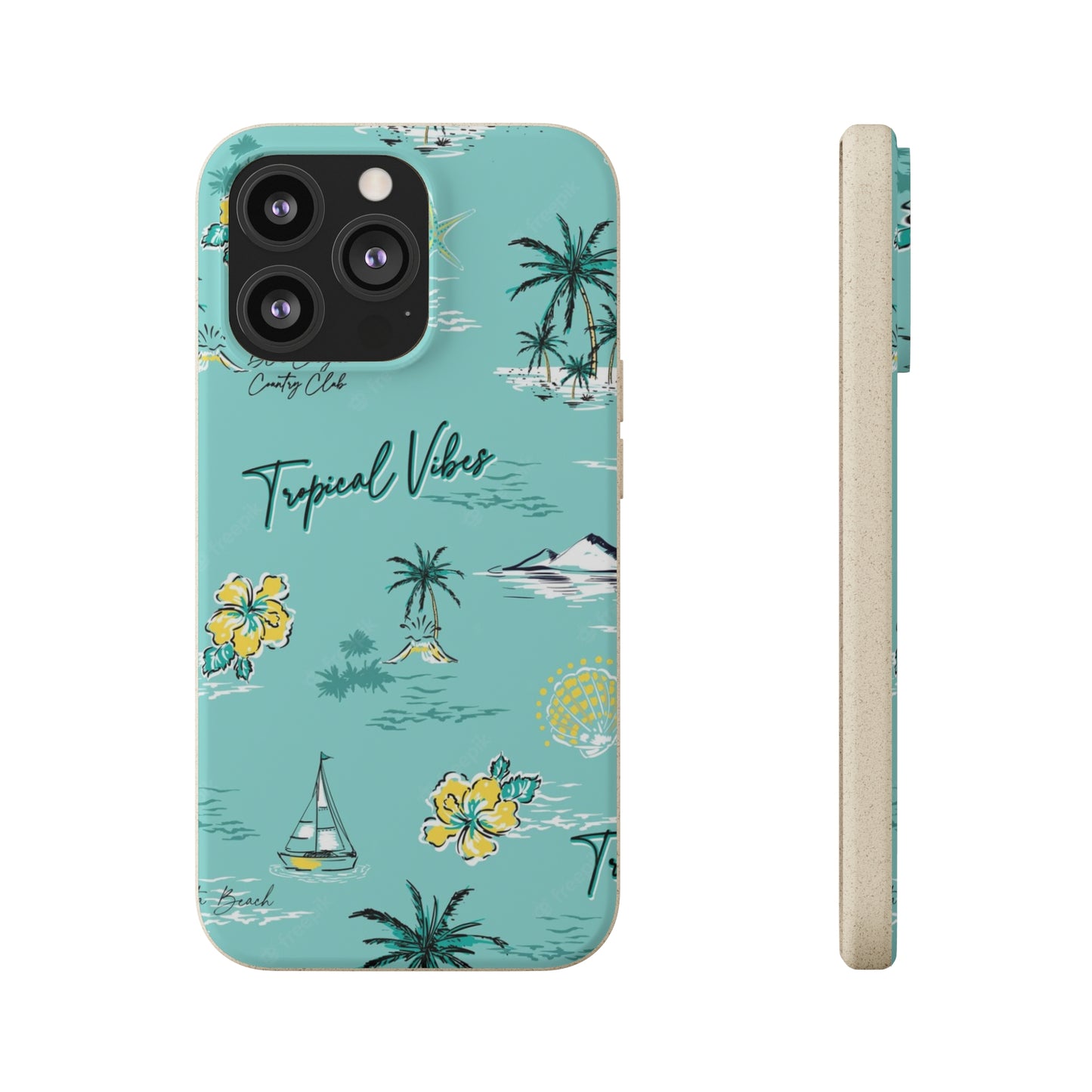 "Tropical Vibes" Eco Biodegradable Phone Cases - iPhone and Galaxy