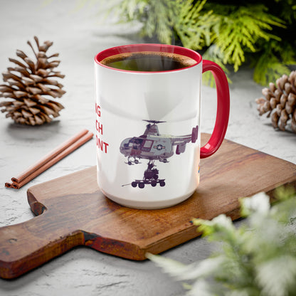 HH-43 Rescue Coffee Mug -  USAF ARFF Huskie Helicopter Mug exclusive by Island Vibes For Life V2