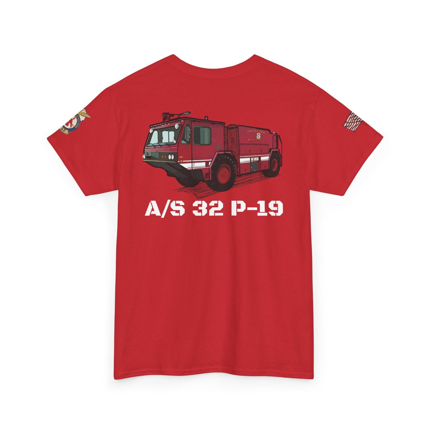 A/S 32 P-19 ARFF Truck Fundraiser Tee by Island Vibes For Life