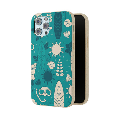 "Surf's Up, Dive Down" Eco Biodegradable Cases - iPhone and Galaxy