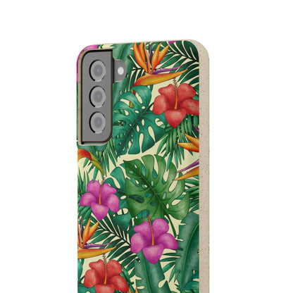 "Bird of Paradise Delight"  Eco Biodegradable Phone Cases - iPhone and Galaxy