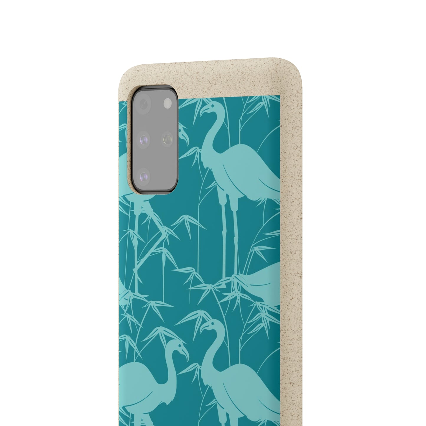 "Egrets in Teal" Eco Biodegradable Cases - iPhone and Galaxy