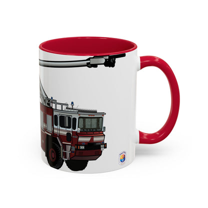 Oshkosh T-3000 Crash Fire Rescue Coffee Mug by Island Vibes For Life