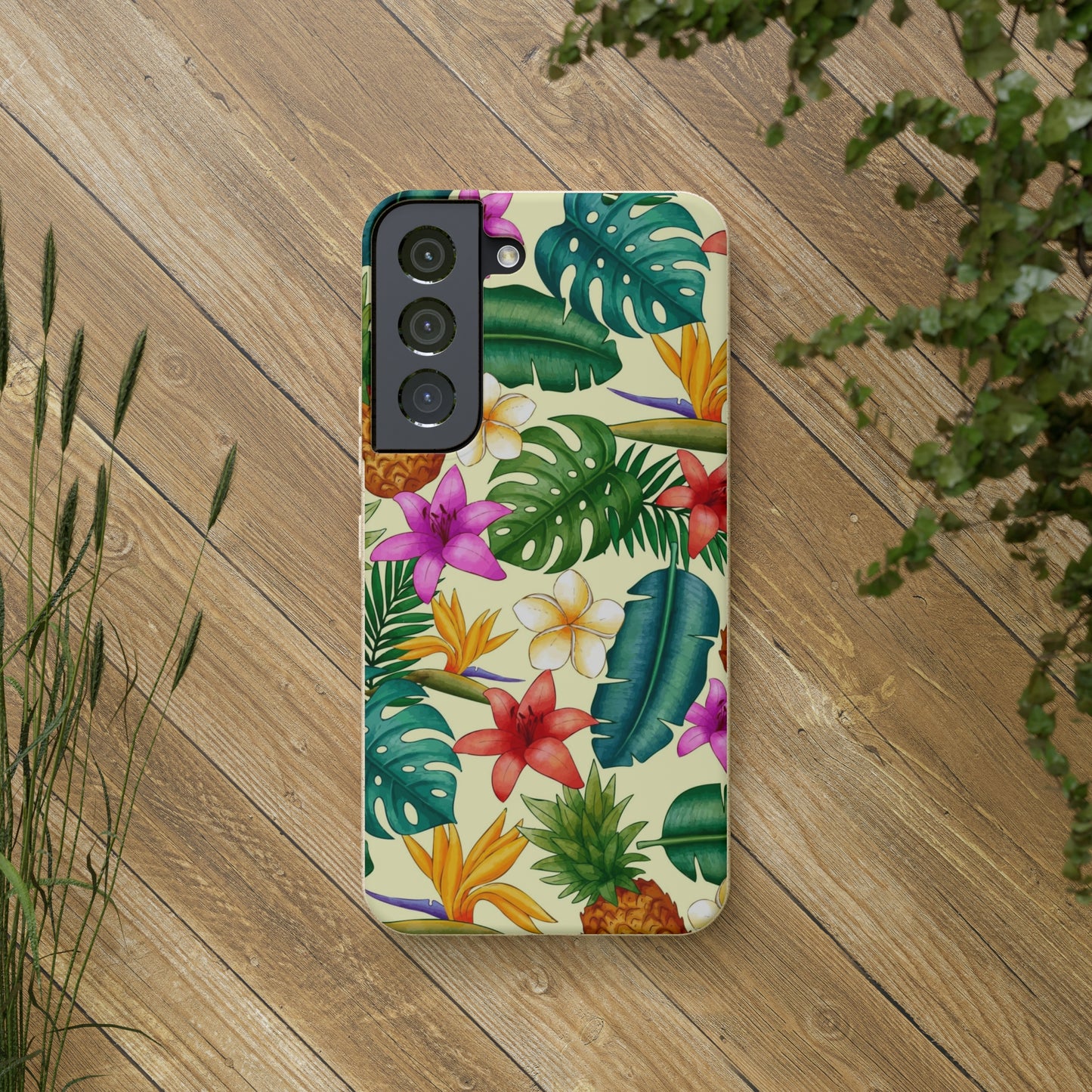 "Pineapple Infused" Eco Biodegradable Phone Cases -iPhone and Galaxy