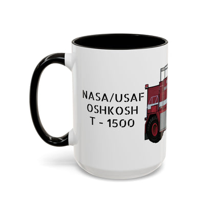 NASA / USAF Oshkosh T-1500 Crash Fire Rescue Coffee Mug by Island Vibes For Life