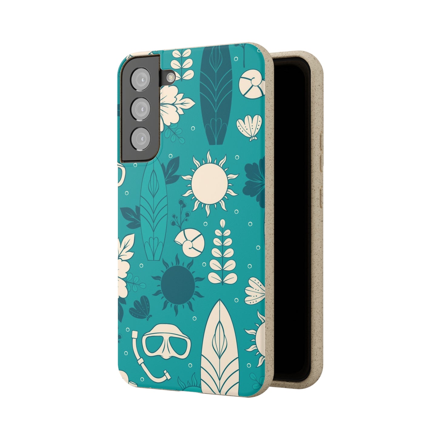 "Surf's Up, Dive Down" Eco Biodegradable Cases - iPhone and Galaxy