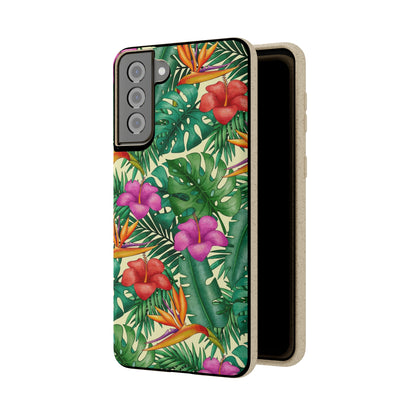 "Bird of Paradise Delight"  Eco Biodegradable Phone Cases - iPhone and Galaxy