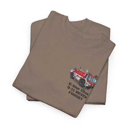 E-One Titan Foam 161 9-11 Pentagon Truck Fundraiser Tee by Island Vibes For Life