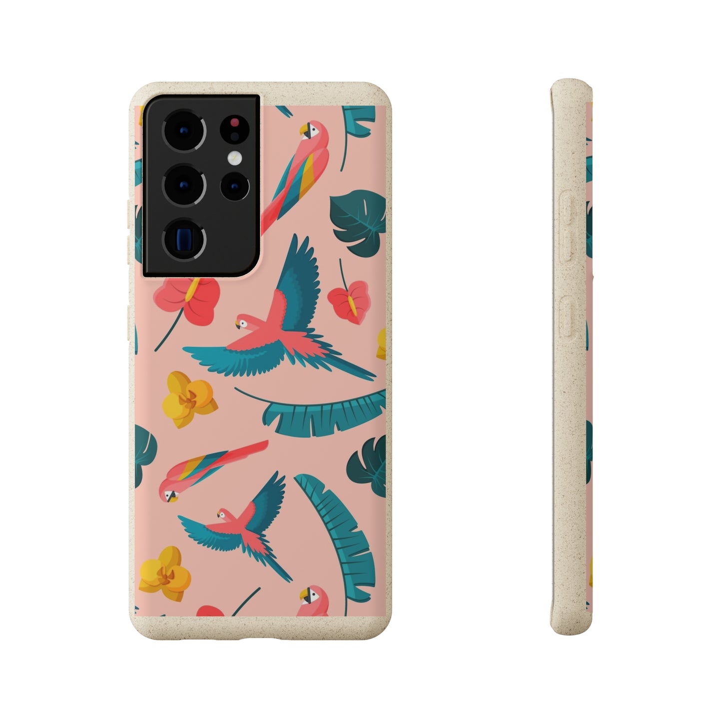 "Colorful Plumage"  Eco Biodegradable Phone Cases - iPhone and Galaxy