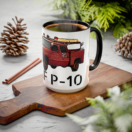 P-10 Crash Fire Rescue Coffee Mug by Island Vibes For Life