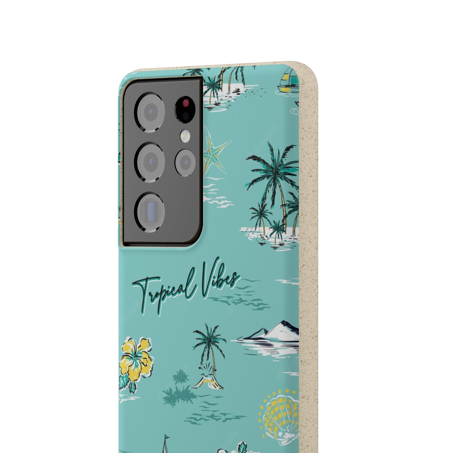 "Tropical Vibes" Eco Biodegradable Phone Cases - iPhone and Galaxy