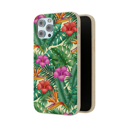 "Bird of Paradise Delight"  Eco Biodegradable Phone Cases - iPhone and Galaxy