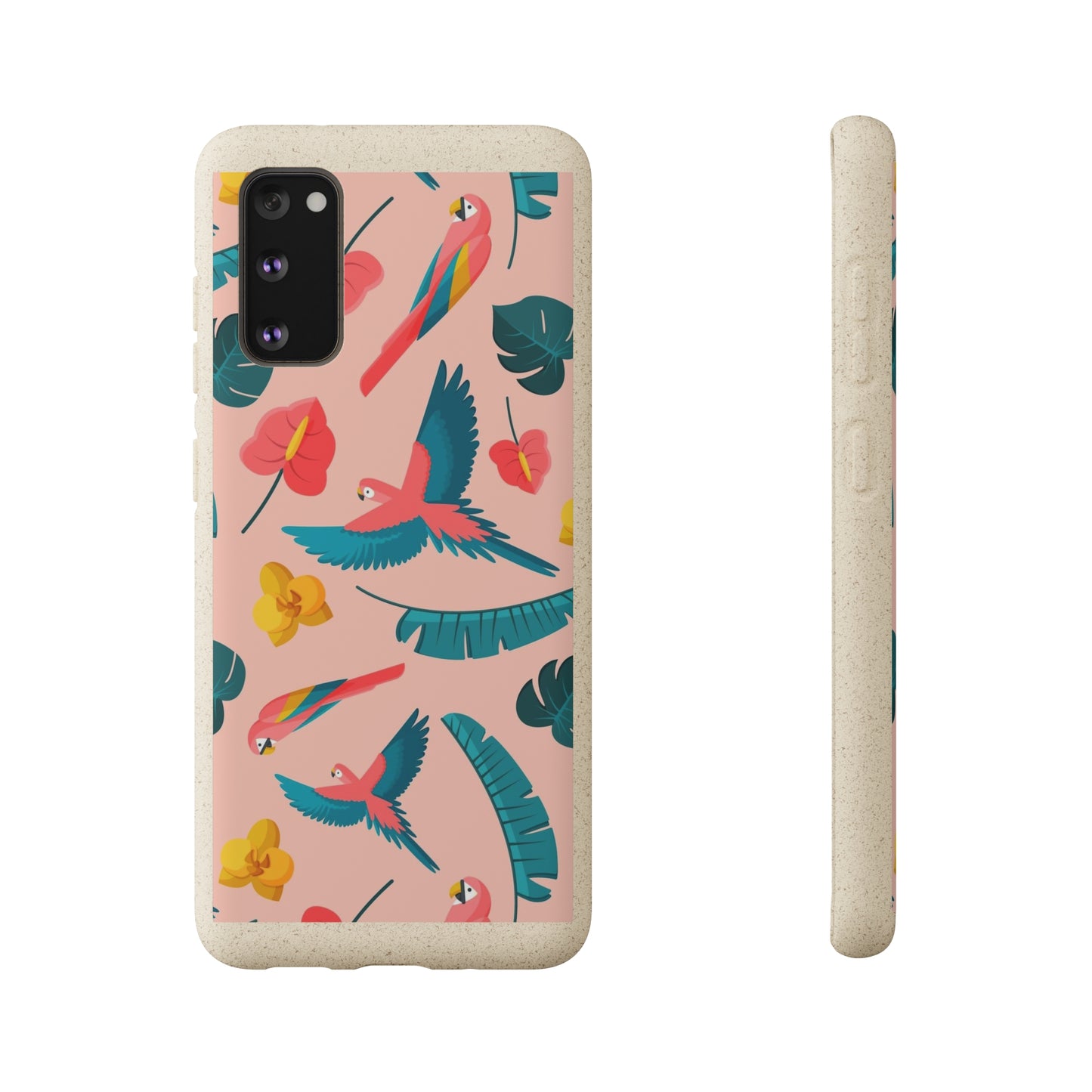 "Colorful Plumage"  Eco Biodegradable Phone Cases - iPhone and Galaxy