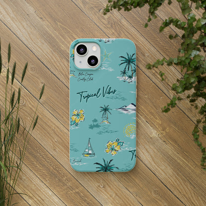 "Tropical Vibes" Eco Biodegradable Phone Cases - iPhone and Galaxy