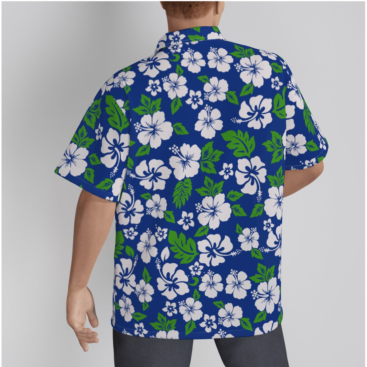 "Aloha Spirit Blooms" Hawaiian Shirt - Cotton