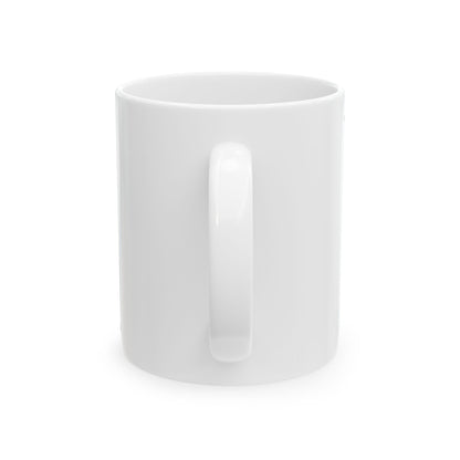 ​B-29 Kee Bird ceramic mug with a sleek bomber design, ideal for collectors, available in 11oz and 15oz sizes, microwave and dishwasher safe.