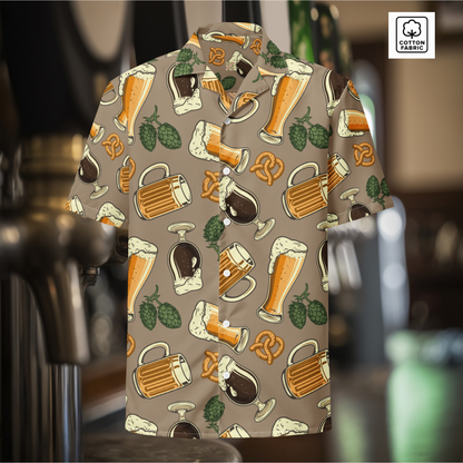 "Party Pints" Hawaiian Shirt - Cotton