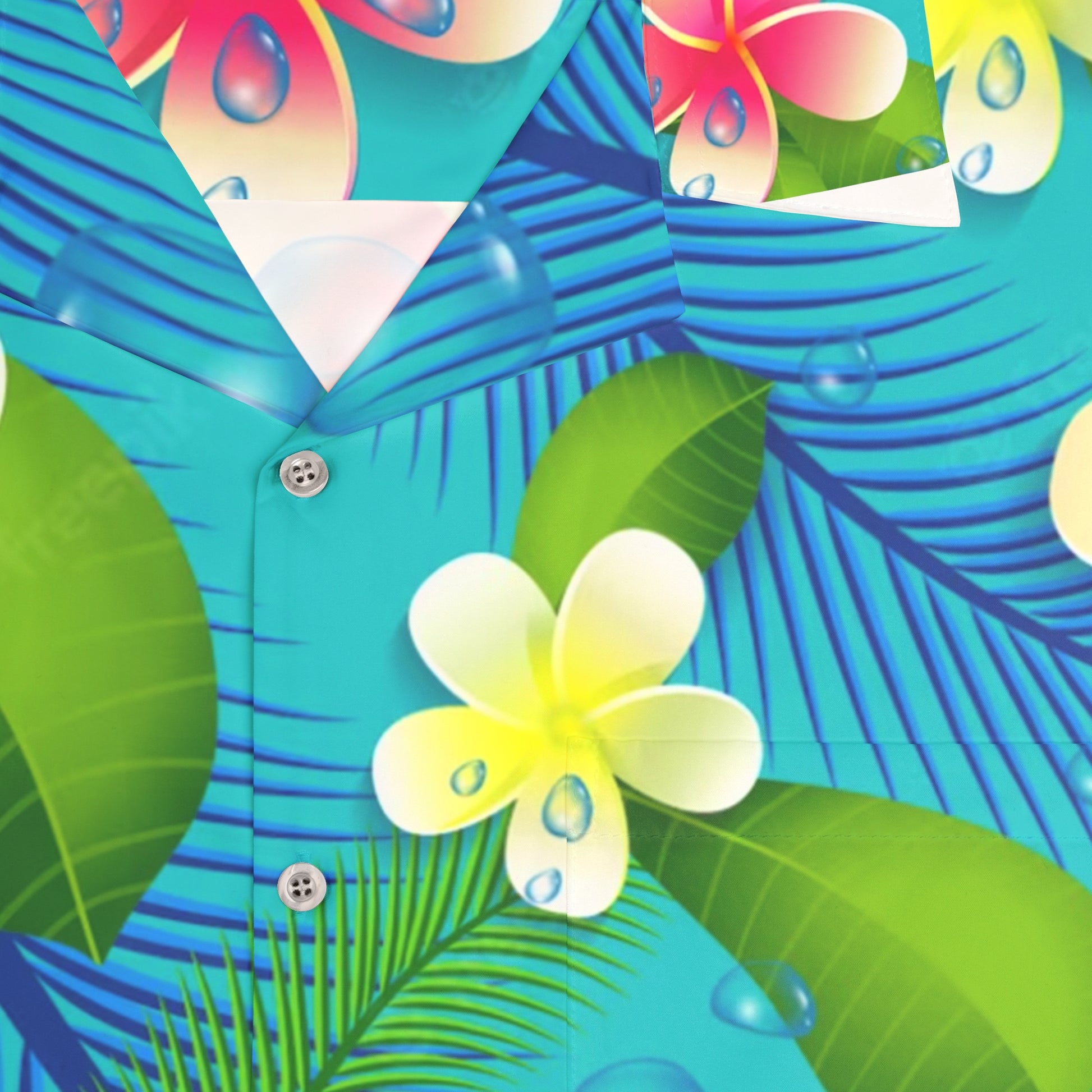 "Lush Jungle" Hawaiian Shirt -Polyester - Island Vibes For Life