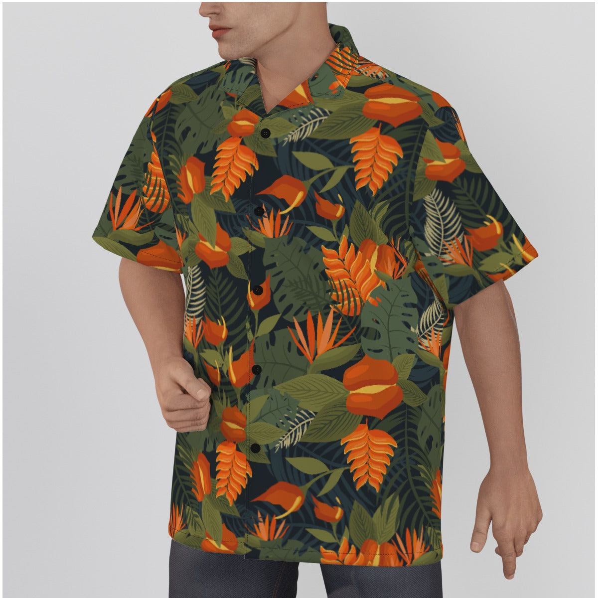 Jungle Fever Aloha Shirt – A playful and vibrant design with tropical motifs, ideal for beach outings and casual gatherings